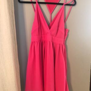 Lulus hot pink dress